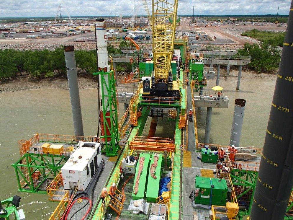 Product Loading Jetty Ichthys, Darwin, Australia