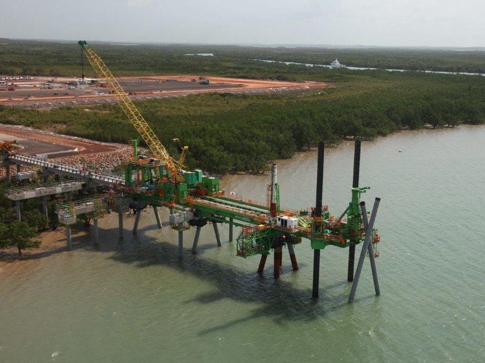 Product Loading Jetty Ichthys, Darwin, Australia