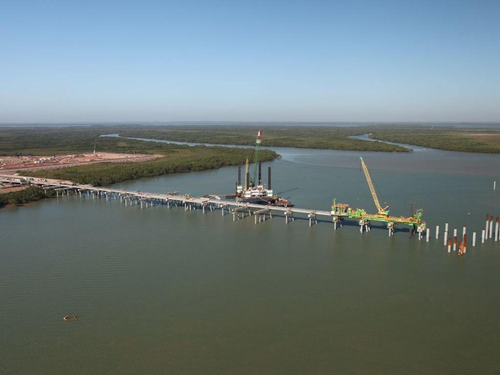 Product Loading Jetty Ichthys, Darwin, Australia