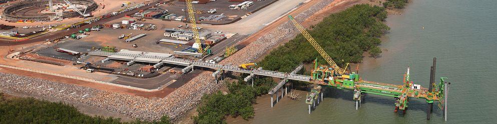 Product Loading Jetty Ichthys, Darwin, Australia